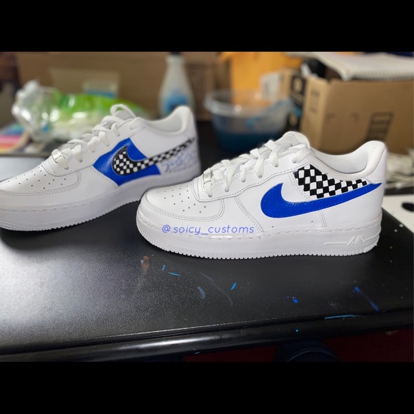 painted nike air force ones
